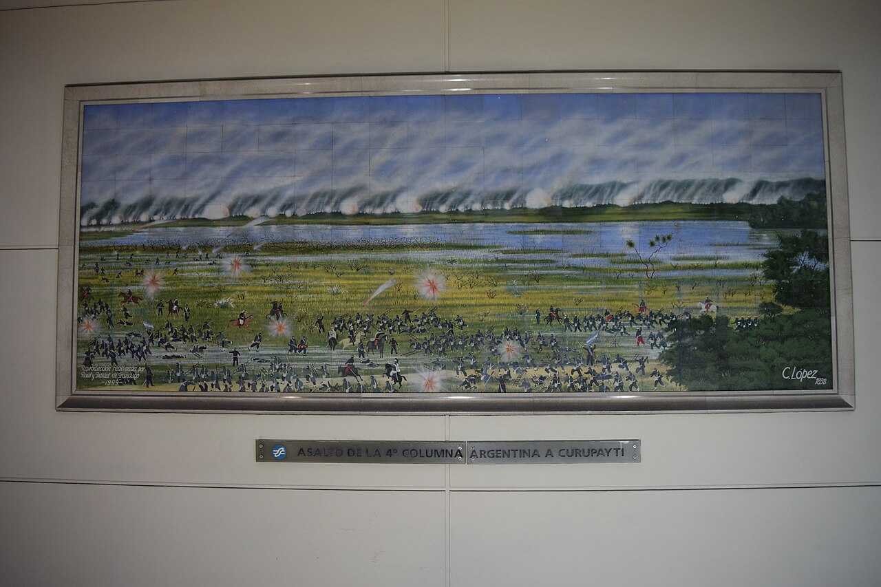Mural del asalto a Curupaytí